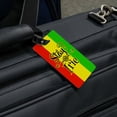 thumbnail image 2 of Stay Irie Rastafarian Flag Luggage ID Tags Suitcase Carry-On Cards - Set of 2, 2 of 3