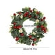 thumbnail image 3 of Corona Festiva, Guirnalda Navideña, Arreglo Floral Artificial con Piñas, Bayas, 45cm/17.71in, para Navidad, Decoración Estacional, 3 of 6