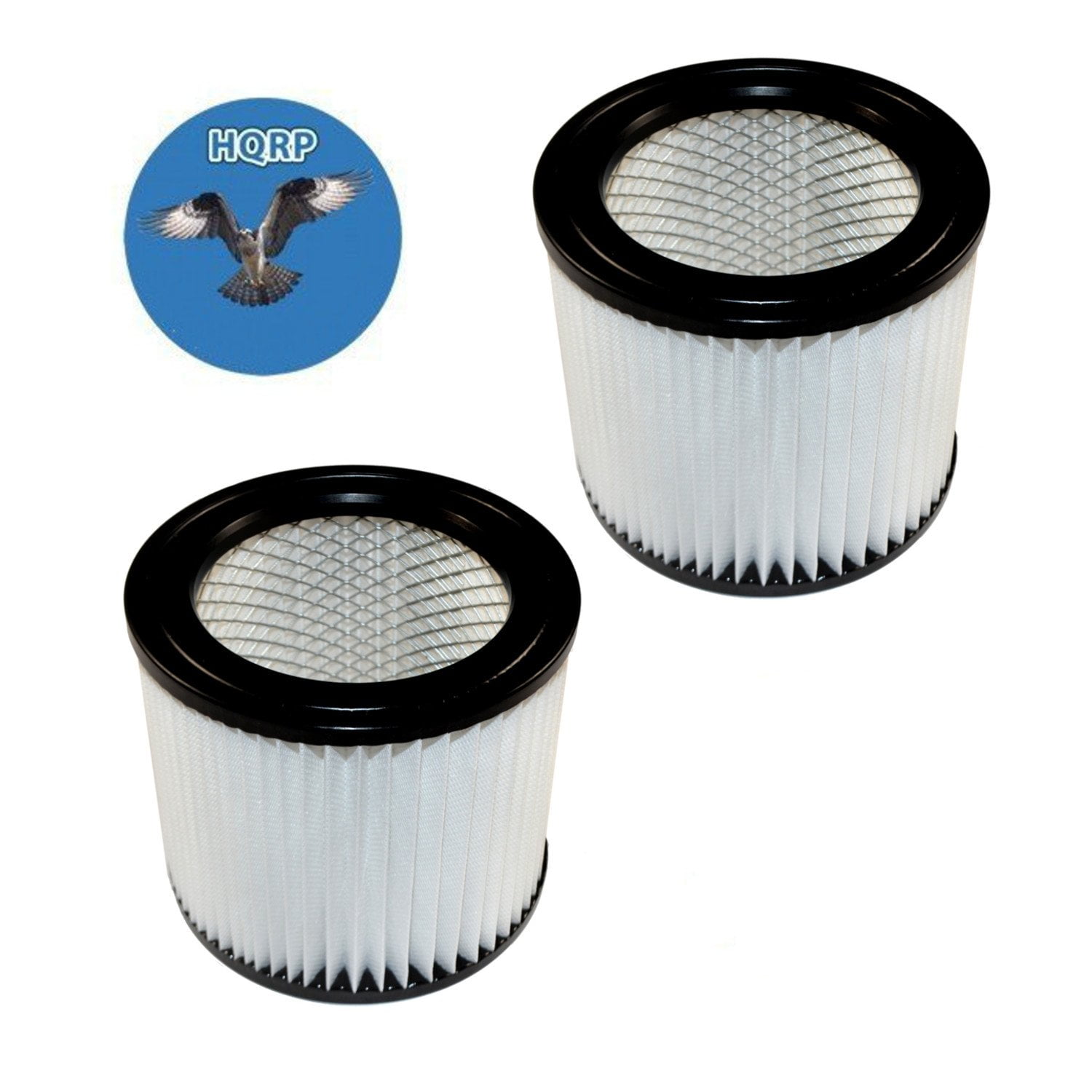 HQRP 2pack Cartridge Filter for ShopVac E87S450 E87S550A QAL80 QAL80A