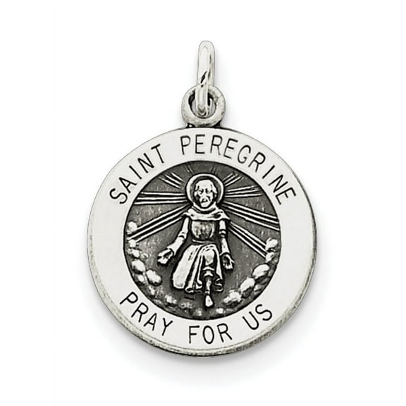 Sterling Silver St. Peregrine Medal