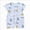 A78-Sky Blue, variant on NIEWTR Preemie 18-24 Months One-Piece Baby Cotton Jacquard Double Button Climbing Suit A78-Yellow