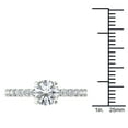 thumbnail image 4 of 1 Carat T.W. Diamond Classic 14kt White Gold Engagement Ring, 4 of 8