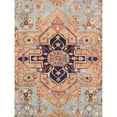 thumbnail image 2 of Pasargad Home Serapi 9' x 12' Hand-Knotted Wool Light Blue/Ivory Rug - All Ages, Indoors, 2 of 5
