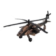 thumbnail image 3 of Miniature Bronze Army Apache 64 Helicopter Die Cast Pencil Sharpener Military Gift, 3 of 8