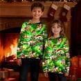 thumbnail image 2 of gcong Boys Girls Christmas Sweatshirts Novelty Sweat Shirts for Boys Girls Funny Xmas Crewneck Pullover Jumper 3D Graphic Long Sleeve Shirts, 2 of 4