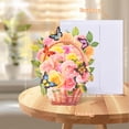 thumbnail image 4 of Tarjeta de felicitación Joyvine ramo de flores 3D desplegable, 4 of 7