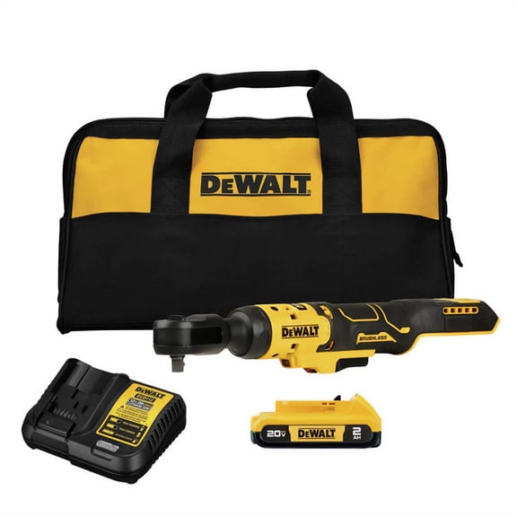 SBD DEWALT 20V MAX 3/8IN RATCHET KITTED - D1 DCF513D1