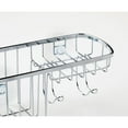thumbnail image 6 of InterDesign Suction Bathroom Shower Caddy Combo Organizer Basket, Polished Stainless Steel, 6 of 6