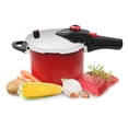 thumbnail image 1 of Bogner Olla De Presión Acero Inox 6L Color Rojo BPCR06L, 1 of 9