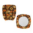 thumbnail image 2 of CHAQLIN Pumpkin Sunflower Pattern Office Computer Chair Covers, 2 Pcs Computer Office Chair Cover Easy to Install Non-Slip Computer Chairs Cover for Boss Chair, 2 of 8