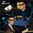 thumbnail image 2 of Sunier Classic Night Driving Glasses, 80s Retro Style Yellow Lens Anti Glare Glasses for Women Men, Improve Nighttime Driving Clarity, 2 of 6