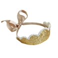 thumbnail image 1 of Adjustable Size Crowns Glitter Pearl Headband Princess Full Sequins Crown Kids Carnivals Birthday Party Prom Supplies Silver, 1 of 4