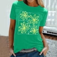 thumbnail image 2 of Women Casual Tops Cotton Womens T Shirts Casual Graphic Summer Clothes for Mature Women 2025 Vacation, 2 of 5