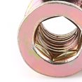 thumbnail image 3 of M Buder Tuercas De Inserción Prácticas Para Madera Acero Al Carbono Galvanizado Cabeza Hexagonal Fijación Muebles Carpintería Conector Roscado Resistente Talla M6*13mm Paquete 20 Piezas, 3 of 9