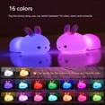 thumbnail image 4 of Lámpara YOTOZU Cute Bunny recargable por USB, 16 colores, para niños, 4 of 7