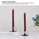 thumbnail image 3 of Sentido Del Diseño Portavelas Creativo Corte De Metal Oro Negro Hierro Forjado Portavelas Base Restaurante Decoración De Mesa Arte Moderno Diseño Clásico Elegante Bandeja De Velas Speravity HA015950-00, 3 of 6