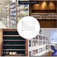thumbnail image 3 of Space Optimization for Wooden Shelving, Closet Organization Easy Installation Clear Organizer Acrylic Shelf Dividers (2PCS), 3 of 5