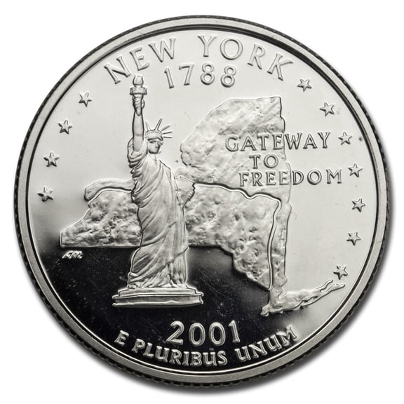 2001-S New York State Quarter Gem Proof (Silver)
