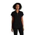thumbnail image 5 of Barco One Engage Knit Pro 2-Pocket Zip Neck Dolman Scrub Top, 5 of 10
