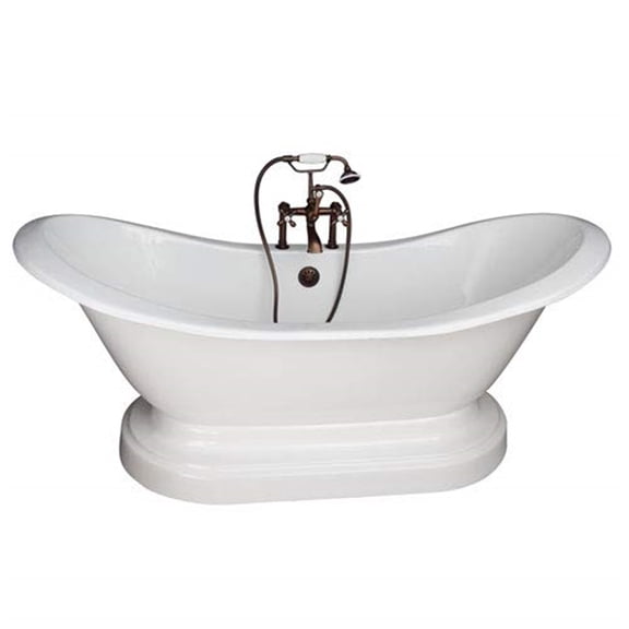 BarclayTub Kit 72" CI Dbl Slipper