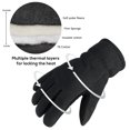 thumbnail image 4 of YYAo Warm Deerskin Winter Gloves Touch Screen Fingers Gloves Cold Weather Knit Cuff,XL, 4 of 7