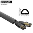 thumbnail image 5 of Necvior Cord Hider 39.37inch Floor Cable Cover Wall Cable Hider Slot for Cabinet Kitchen, 5 of 11