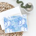 thumbnail image 2 of Beach Watercolor Abstract Waves Greeting Cards and Envelopes Pack of 8, 2 of 2
