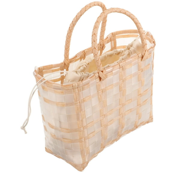 MLINS Woven Tote Bag Summer Straw Bag Shopping Handbag Women Weaving Bag Fashionable Tote Bag