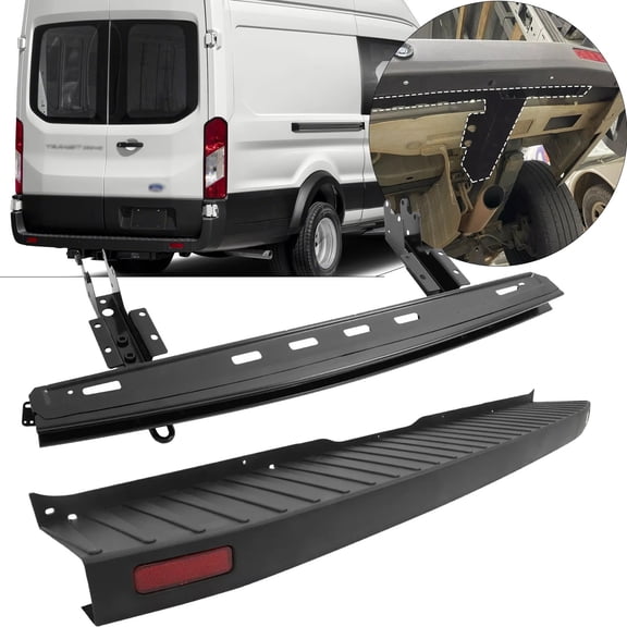 FIT Ford Transit 2015-2022 Rear Bumper w/ Reinforcement Cross Member Bracket Bar