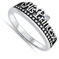 thumbnail image 4 of White CZ His Princess Christian Purity Ring .925 Sterling Silver Band Jewelry Female Size 8, 4 of 4