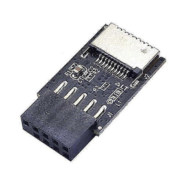 Motherboard USB2.0 9Pin to TYPE-C A-KEY Front Connector Converter USB3.2 TYPE-E Interface Header Adapter