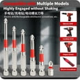 thumbnail image 4 of S2 Alloy Steel Screwdriver Bit, Star Drill Screwdriver Head With 1/4 Inch Hex Shank, for Power Tool Fastening, C, 4 of 5