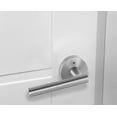 thumbnail image 3 of Design House 580969 Eastport Contemporary Privacy Bed and Bath Door Lever in Satin Nickel, 3 of 11