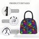 thumbnail image 4 of Fotbe Bright Universe Bolsa de Almuerzo con Estampado, Lonchera Aislada, Contenedor de Comida Reutilizable Tipo Cooler a Prueba de Fugas, 4 of 6