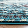 thumbnail image 3 of SAFAVIEH Vintage Hamadan Edin Oriental Area Rug, Light Blue/Black, 5'3" x 5'3" Round, 3 of 7