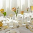 thumbnail image 2 of Jarrones de cristal ComSaf, 12 unidades, decorativos vintage, transparentes, 2 of 7
