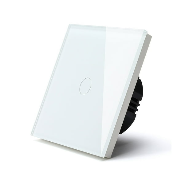 1/2/3Gang Touch Light Switches Glass Panel Wall Touch Screen Switch White Home Led Power Switches Blue Backlight ,Easy to Installation