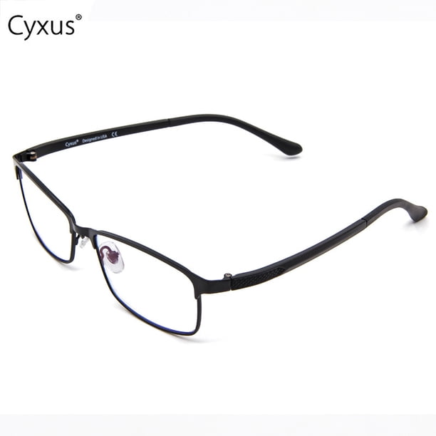 Cyxus Filtro de Luz Azul Gafas Lentes de Computadora para Hombres y Mujeres Anti Tensión de Ojos Bloquear Ultravioletas Lentes Claros Cyxus Style