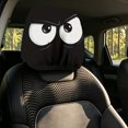 thumbnail image 6 of 2 Pack Car Headrest Covers, Ghost Face Headrest Covers, Soft Fabric with Funny Cartoon Print, Stretchy Seat Headrest Protector for Auto Interior Decoration, Style A, 6 of 6