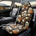 thumbnail image 4 of Yuyamidu Skull Auto Seat Covers, Fall Daisy Front Seat Covers Full Set, Car Accessories for Interior Decor, Universal Fit Most Cars Women Men, 4 of 7