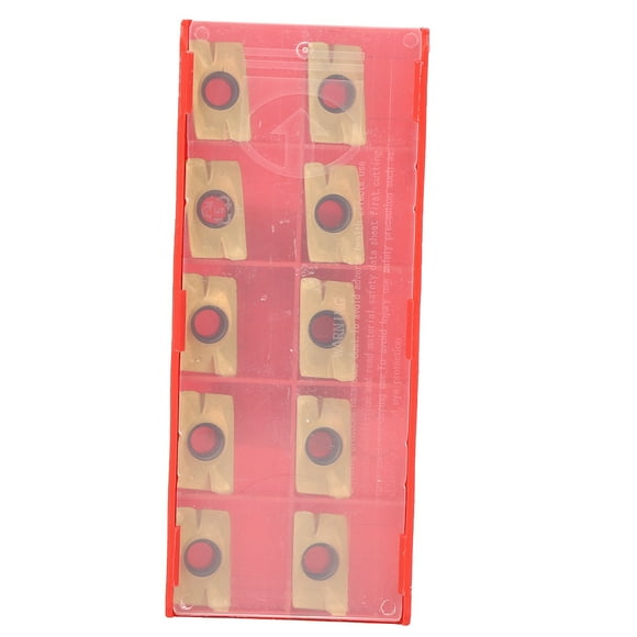 Inserts De Fraisage De Tour Indexables 10 Pièces, Outils D'insertion De Tournage De Coupe D'insertion De Carbure De CNC APMT1604 Avec Boîte