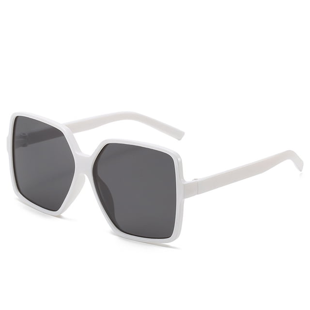 Mareep Ladies' Personalized Wide Border Large Frame T-Shaped Sunglasses - Customizable Oversized Fashion Sunglasses for Women