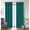 Huntergreen, variant on Elaine Embossed Metallic Room Darkening Grommet Window Panel, Huntergreen, 54x90 Inches