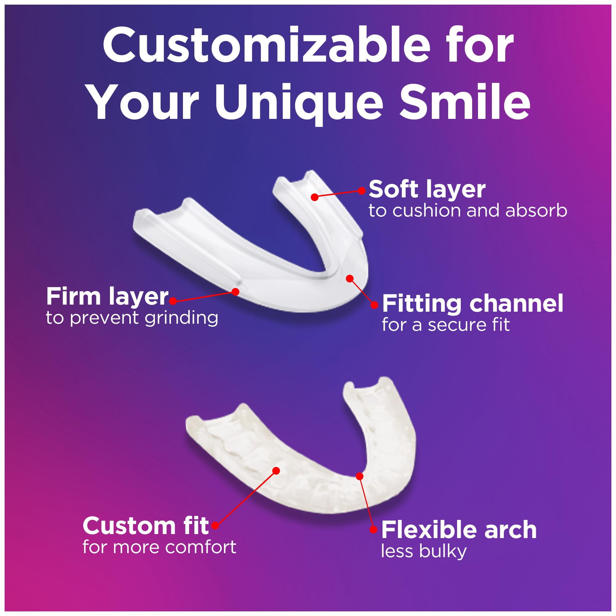 The Doctor's Advanced Comfort Nightguard for Dental Protector (Pack of 2)
