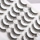 thumbnail image 3 of Newcally Pestañas postizas Ojos de gato Wispy Pestañas de visón sintético natural Paquete de 14 pares Volumen ligero Pestañas postizas cortas Paquete múltiple, 3 of 9