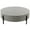 Gray Handmade Mosaic Inlay Mosaic Geometric Round 38" x 38" x 12", variant on DecMode 38" x 13" Gray Mother of Pearl Shell Handmade Mosaic Inlay Geometric Coffee Table with Black Metal Legs, 1-Piece