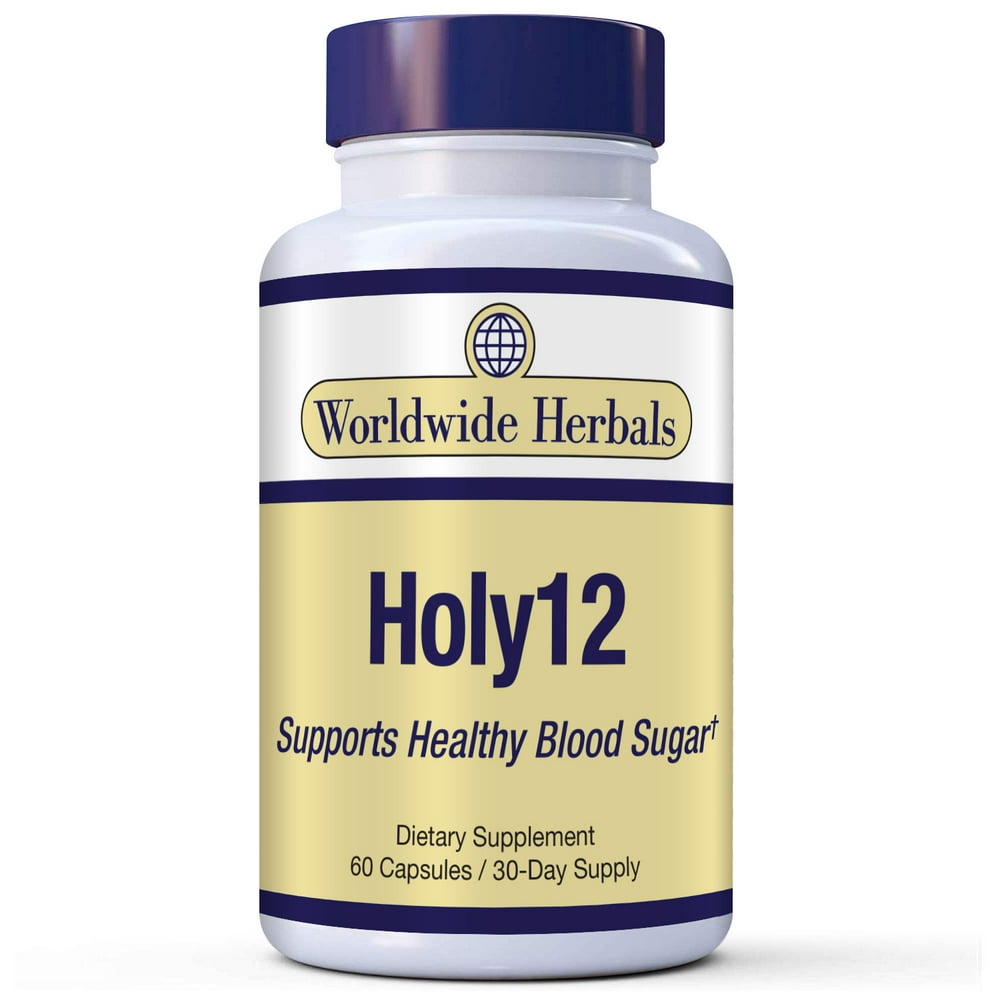 Holy 12 AllNatural Dietary Supplement Supports Healthy Blood Sugar