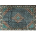 thumbnail image 1 of Ahgly Company Indoor Rectangle Persian Light Blue Traditional Area Rugs, 2' x 5', 1 of 4