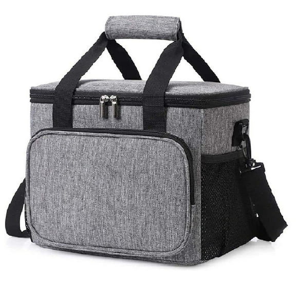 Lonchera térmica Bluelander Lonchera aislada color gris Bluelander Lonchera térmica