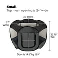 thumbnail image 2 of FurHaven Pet Products Mesh Open-Air Pet Playpen - Gray, Small, 2 of 10